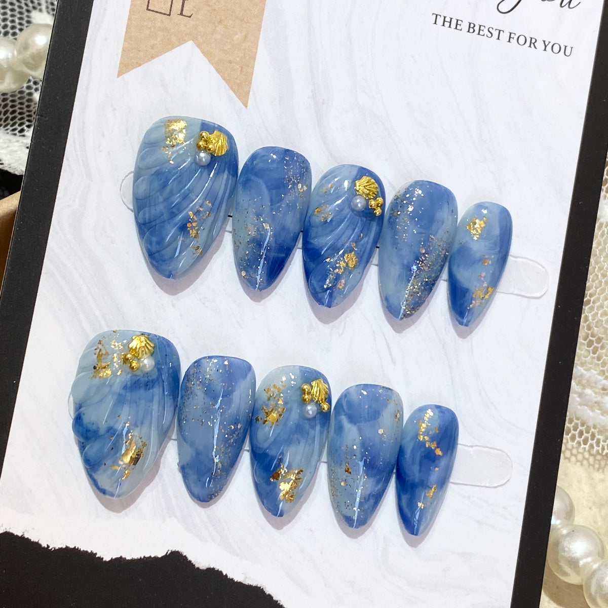 Ocean Whisper Press-On Nails